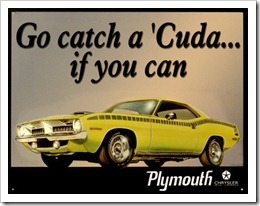 D846~Plymouth-Barracuda-Catch-a-Cuda-Posters